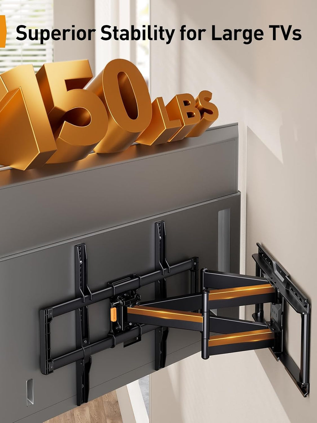 Full‑Motion Large TV Wall Mount