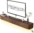 Solid Wood Floating TV Media Console