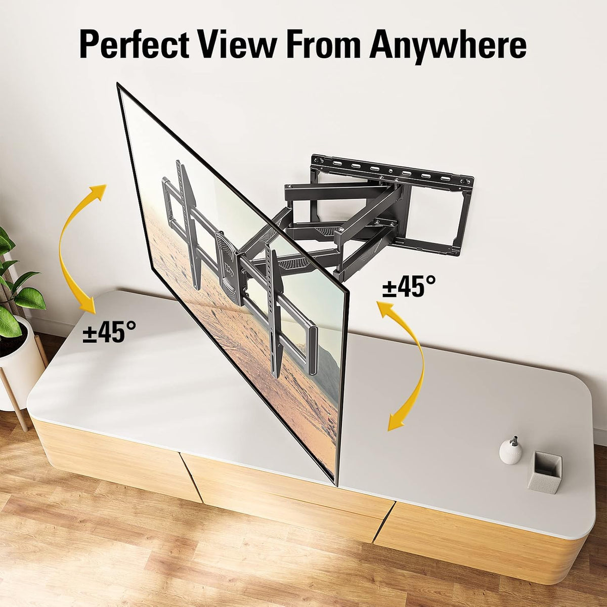Full‑Motion TV Wall Mount
