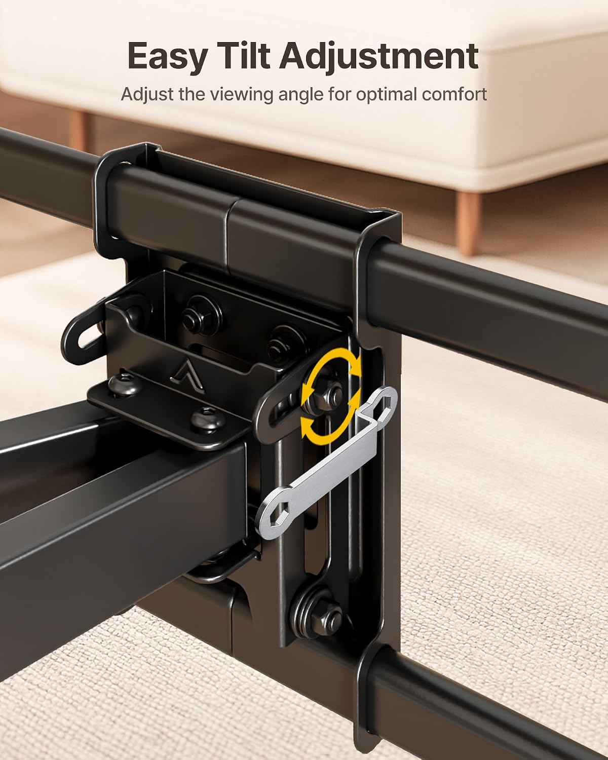 Heavy‑Duty Full‑Motion TV Wall Mount