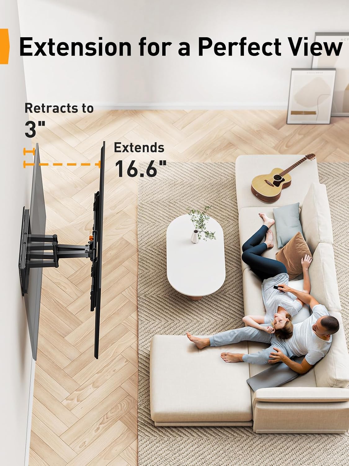 Full‑Motion TV Wall Mount