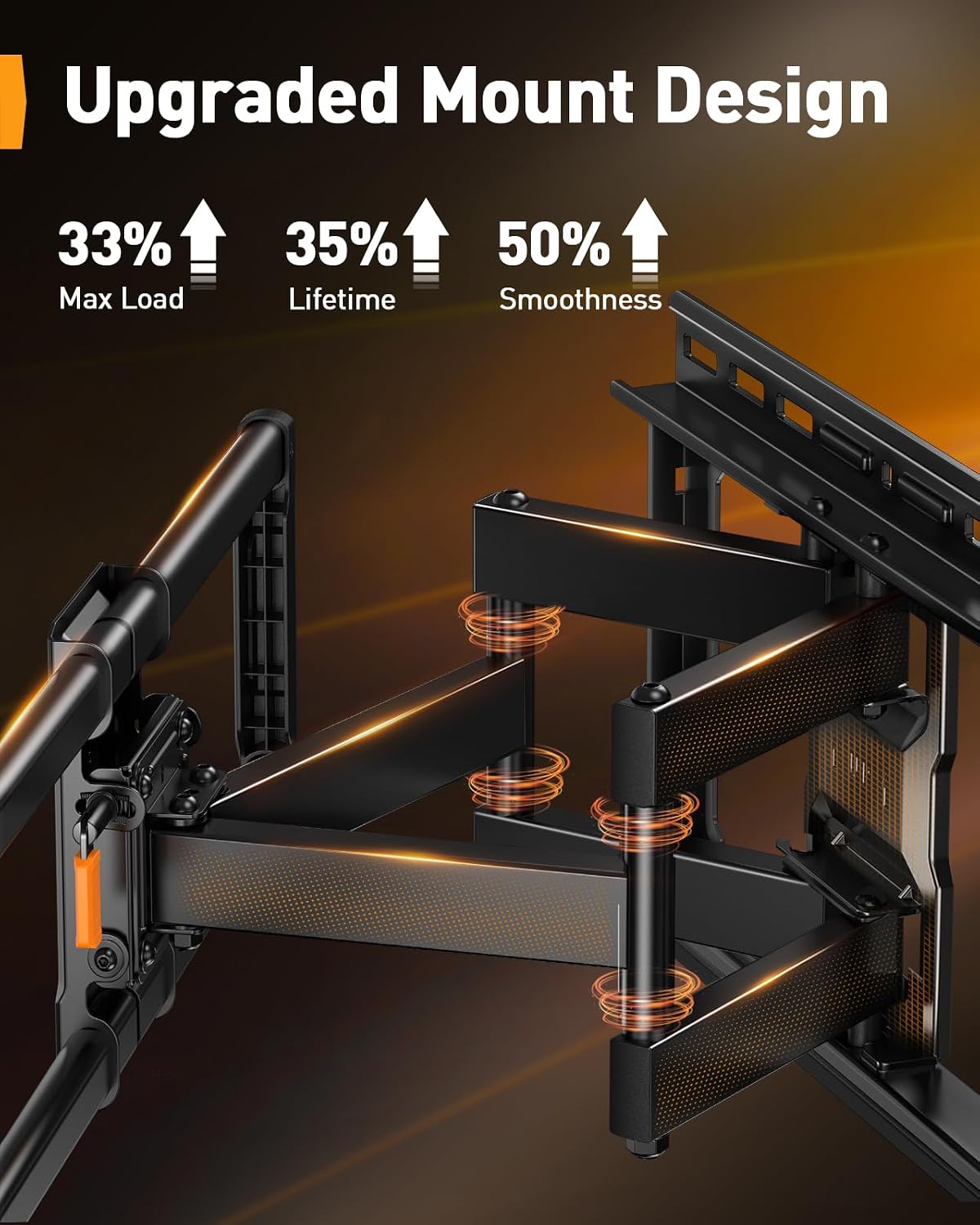 Full‑Motion Large TV Wall Mount