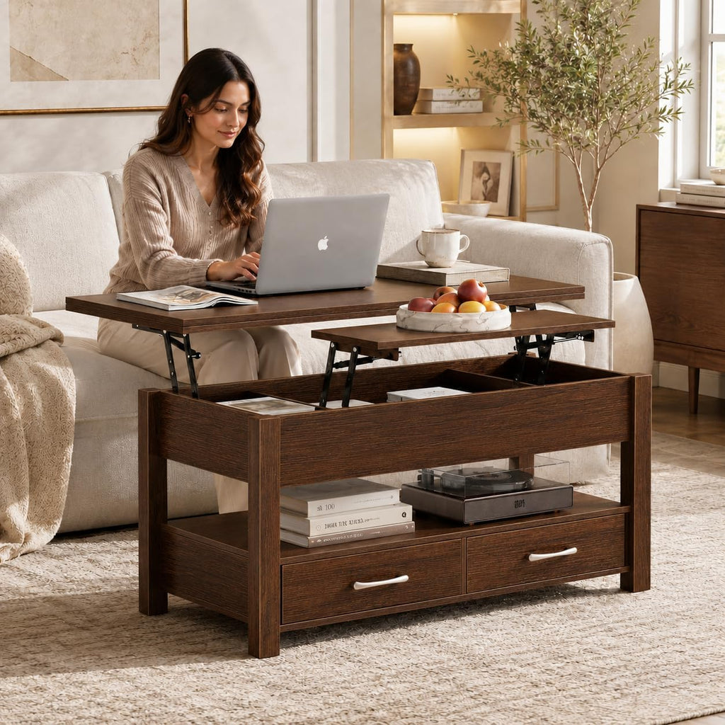 Square Lift‑Top Storage Coffee Table