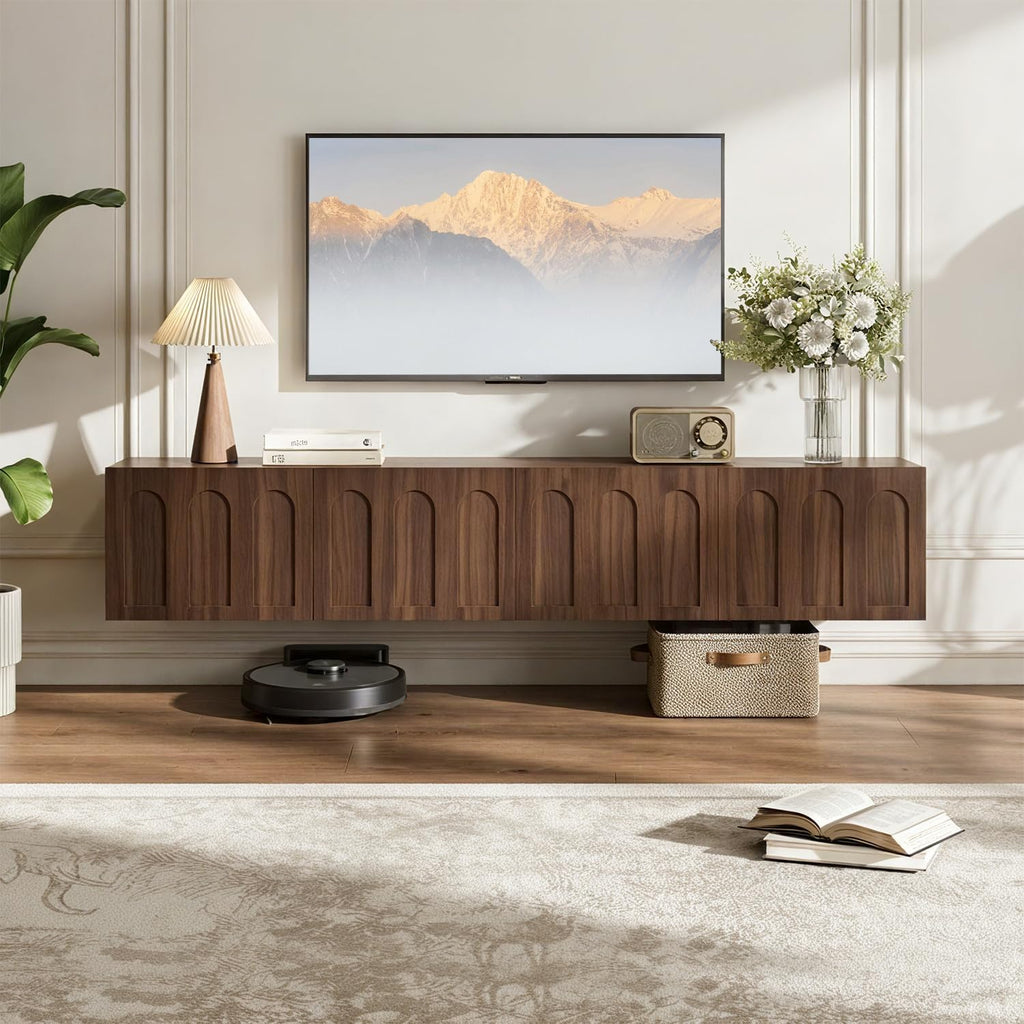Wall‑Mounted Floating TV Console Stand