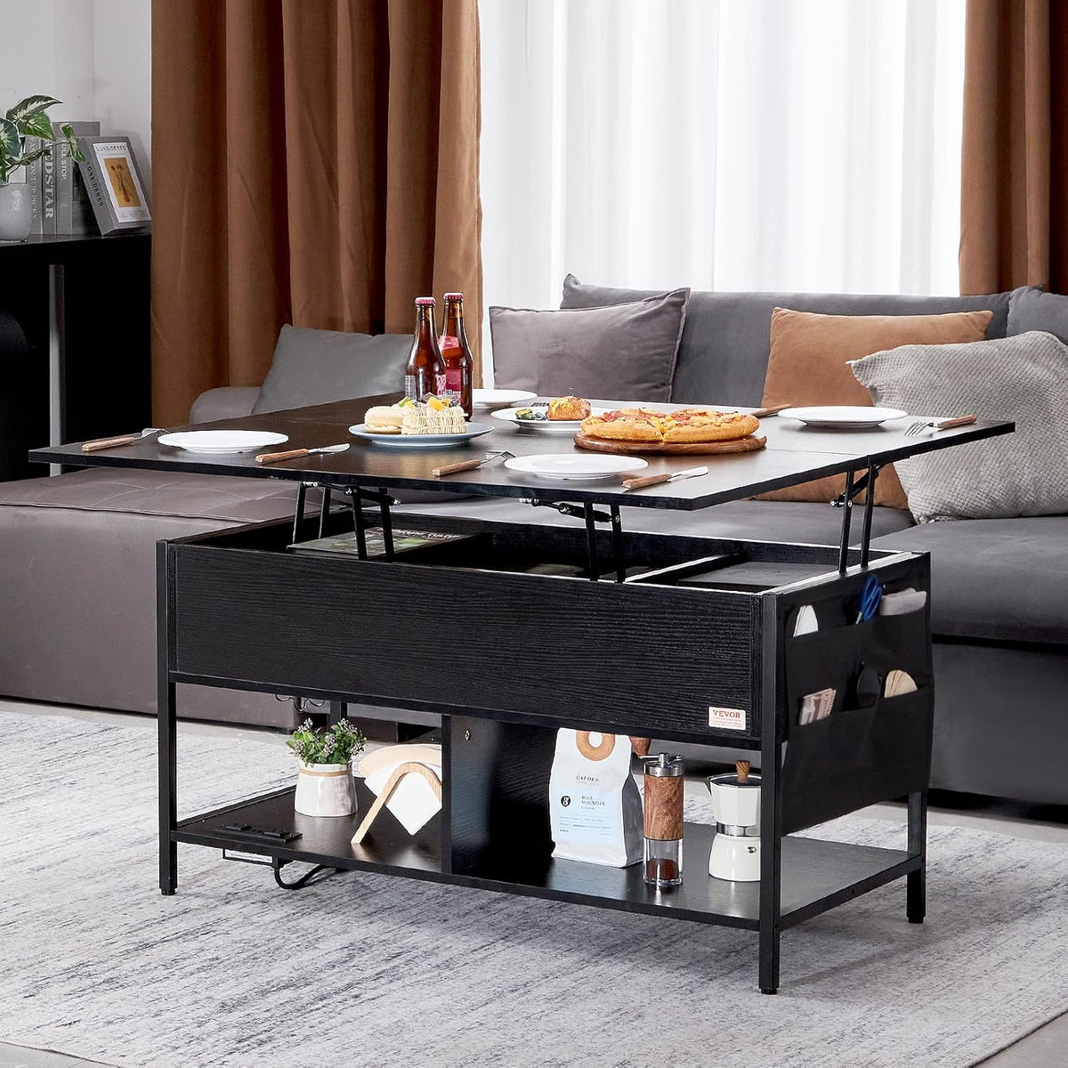 Lift‑Top Multi‑Functional Coffee Table