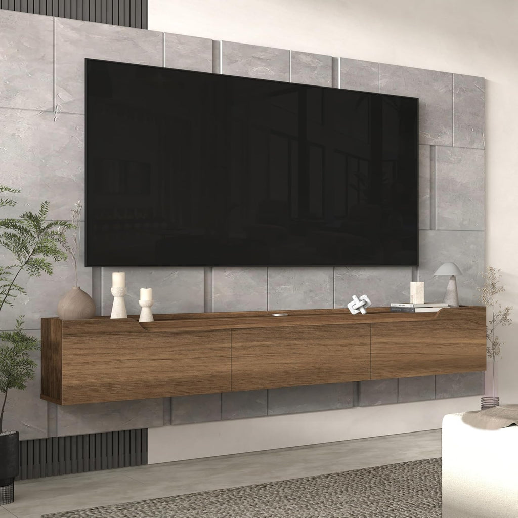 Modern Floating Wall‑Mounted TV Console