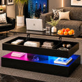 Lift‑Top Storage Wooden Coffee Table