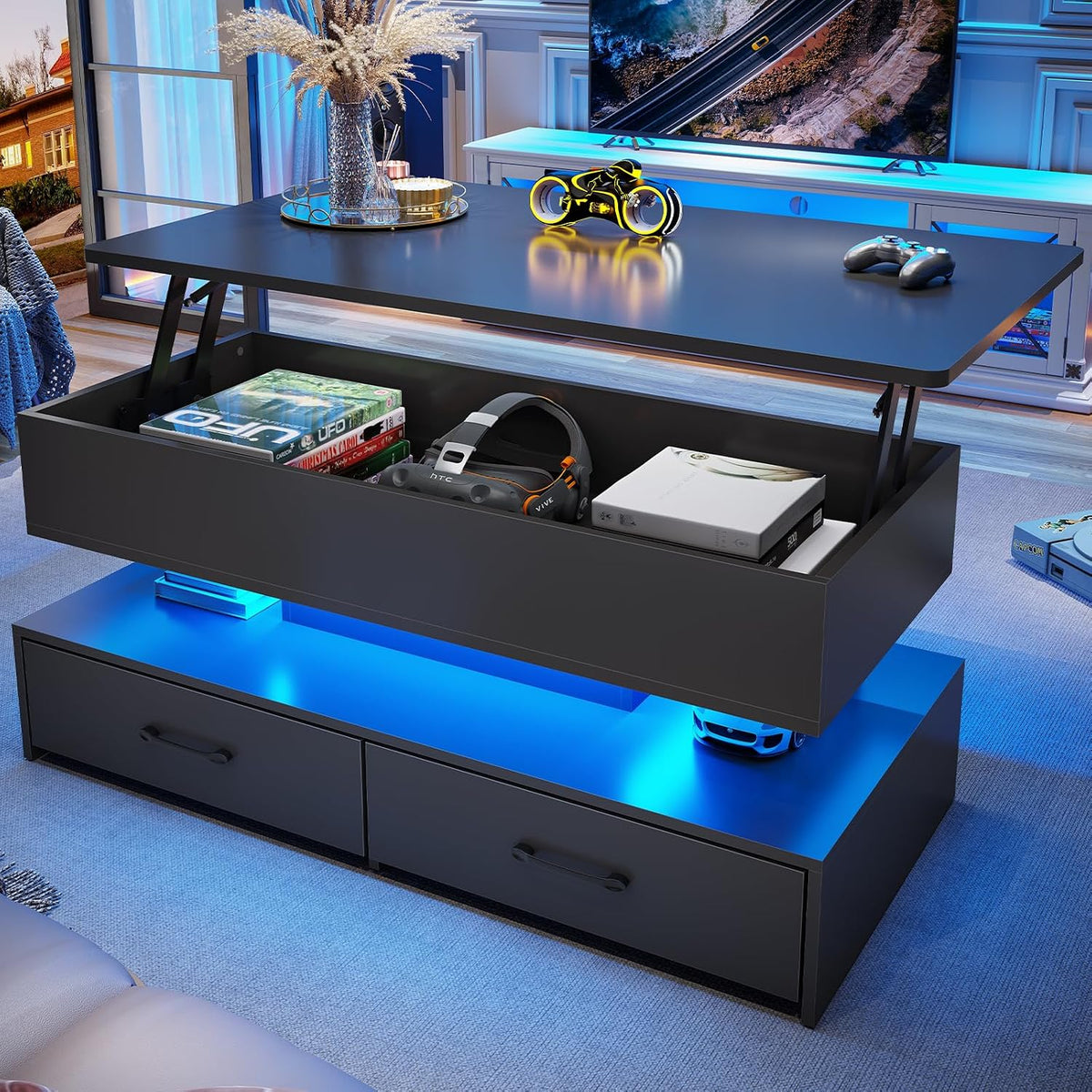 Lift‑Top Storage Living Room Coffee Table