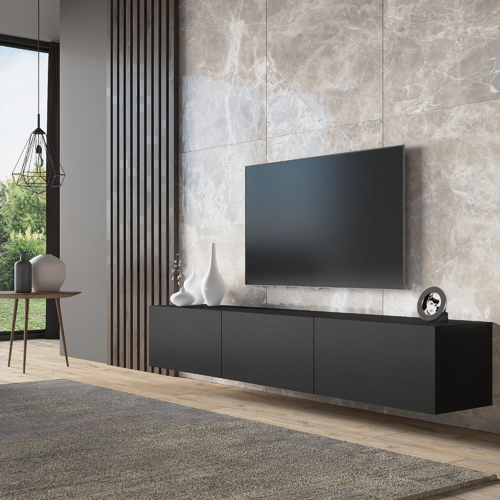 Wall‑Mounted Modern Floating TV Console