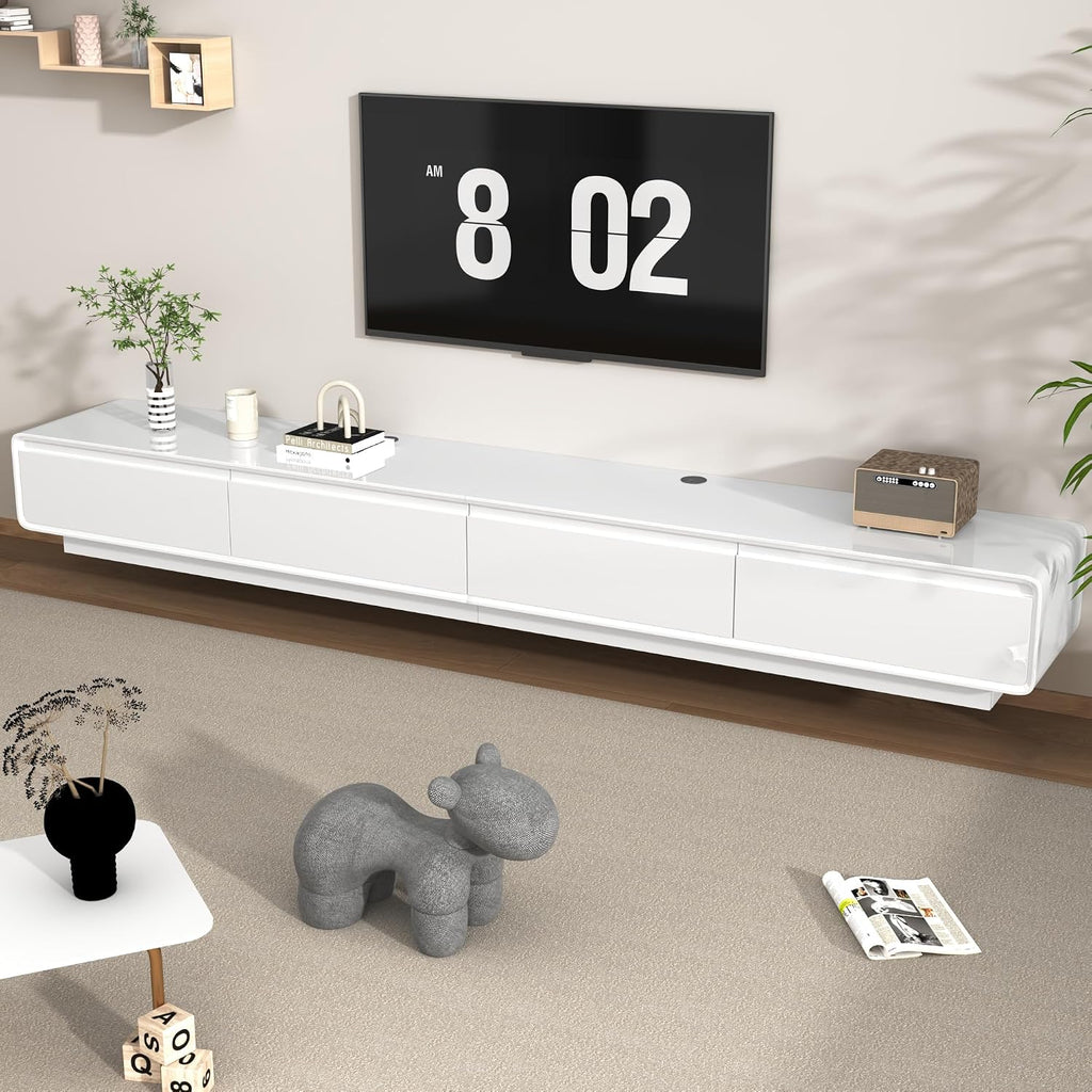 Wall‑Mounted Floating TV Media Console