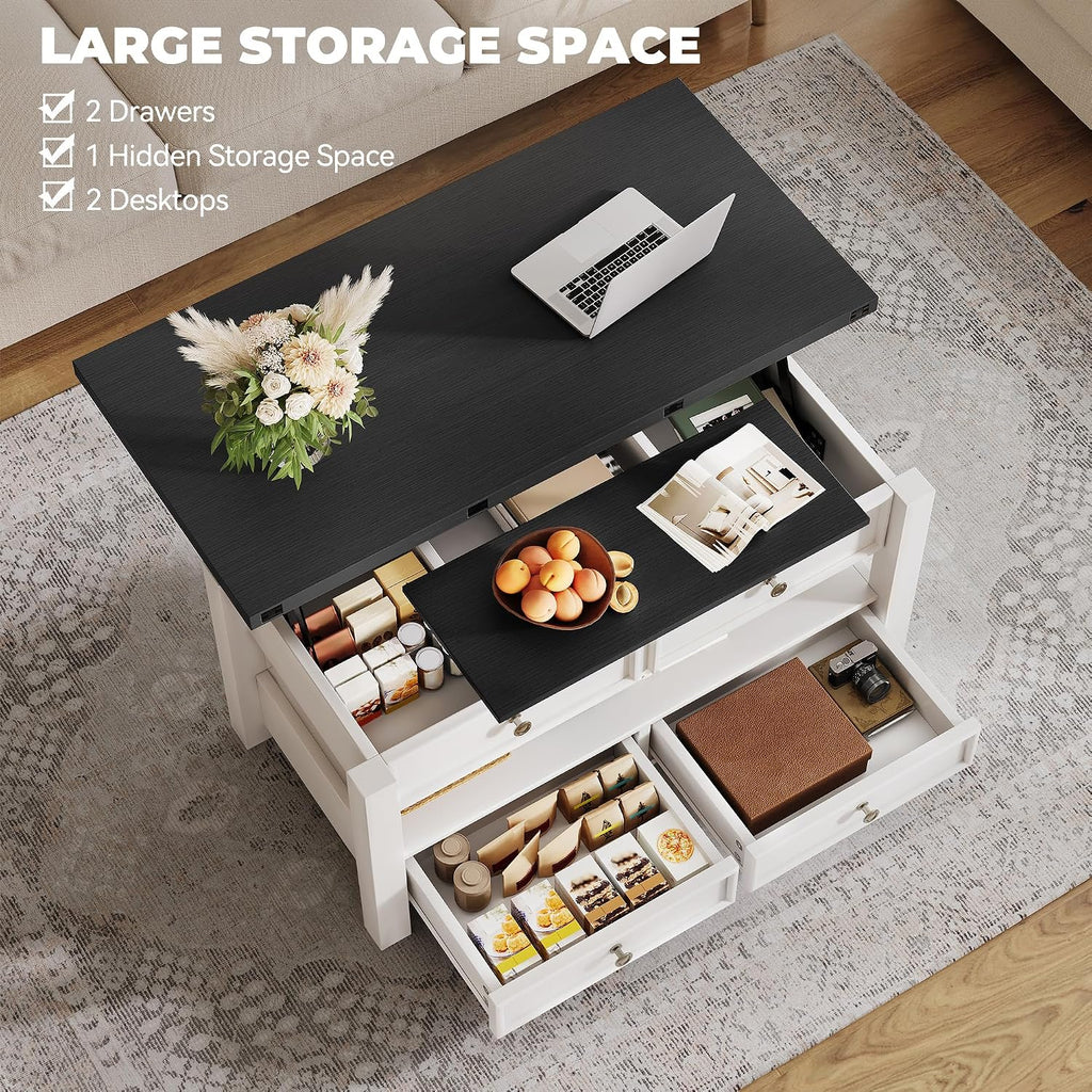 Multi‑Purpose Lift‑Top Storage Coffee Table