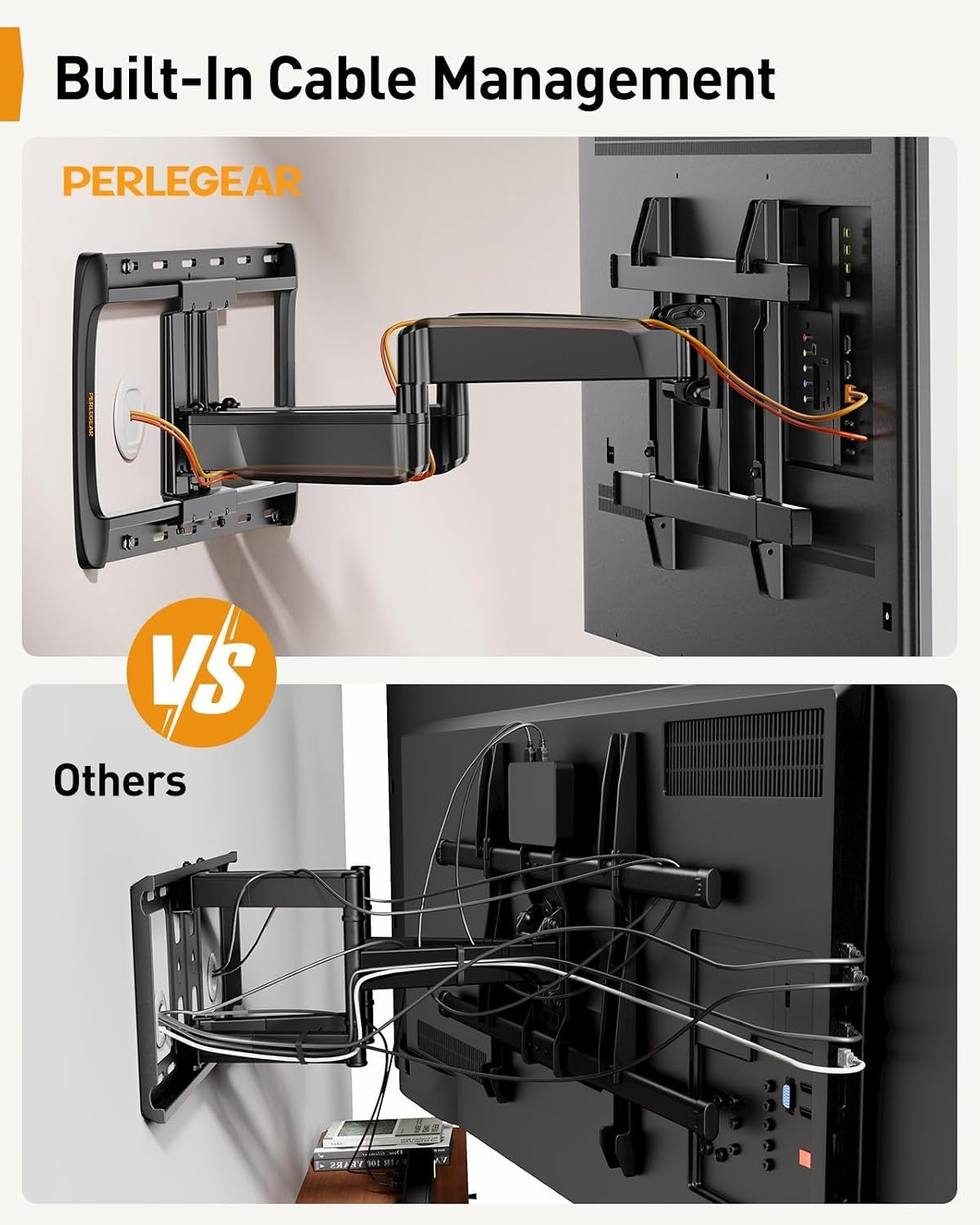 Sliding Full‑Motion TV Wall Mount