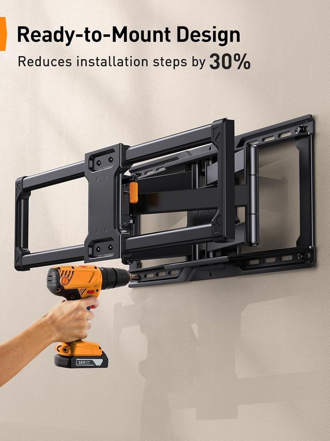 Full‑Motion Large TV Wall Mount